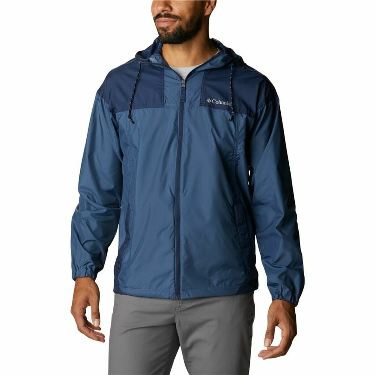 Windcheater Jacket Columbia Flash Challenger Blue