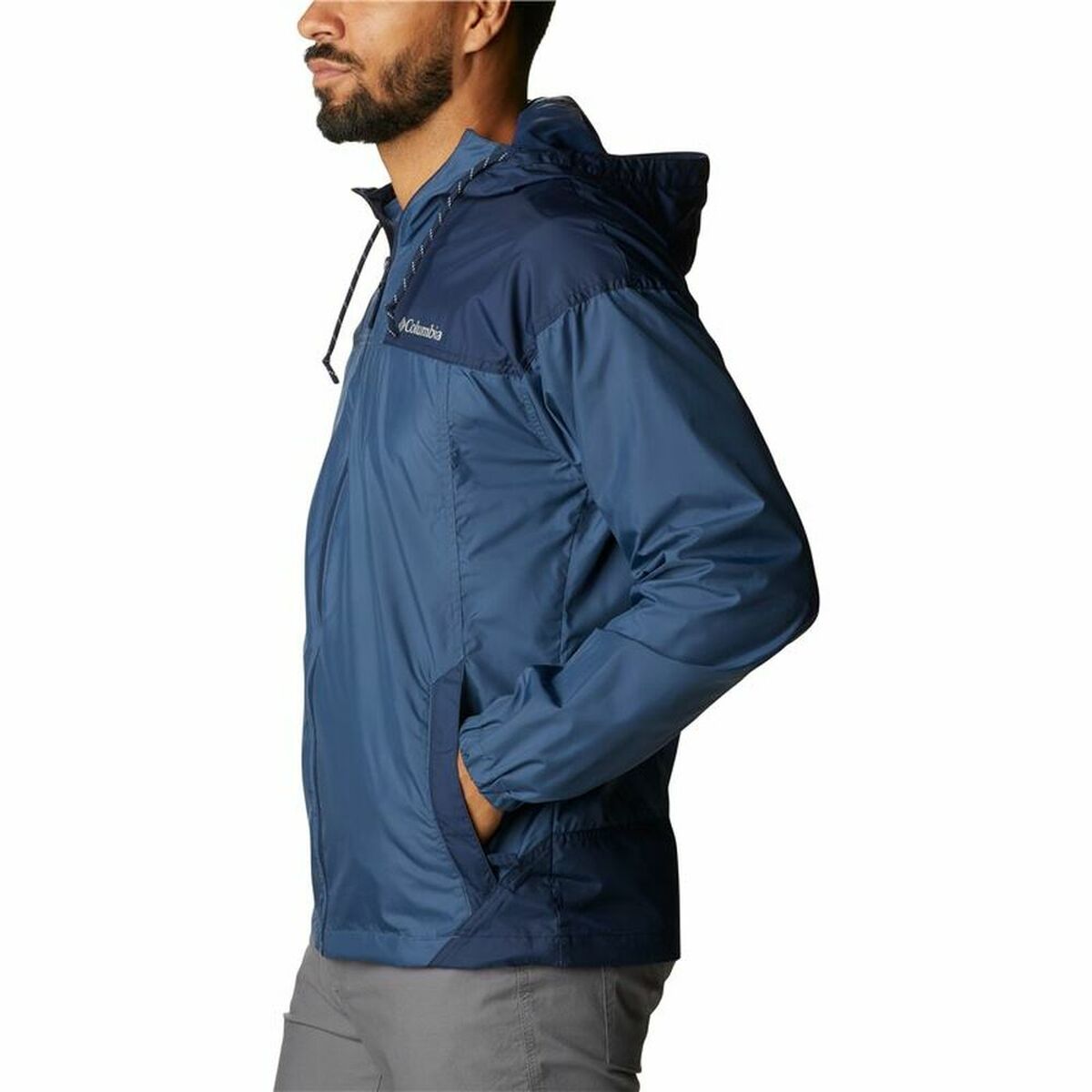 Windcheater Jacket Columbia Flash Challenger Blue