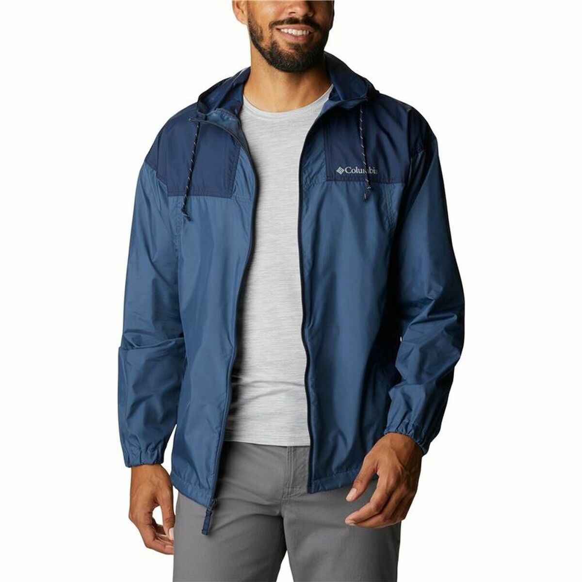 Windcheater Jacket Columbia Flash Challenger Blue