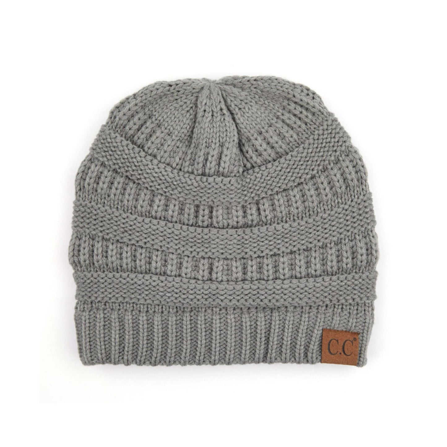 CC Beanie Popular Unisex Cable Knit Men Women Kids Skully Winter Hats