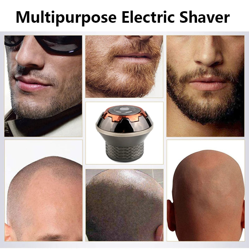 Men Electric Shaver Portable Beard Trimmer Waterproof Razor USB